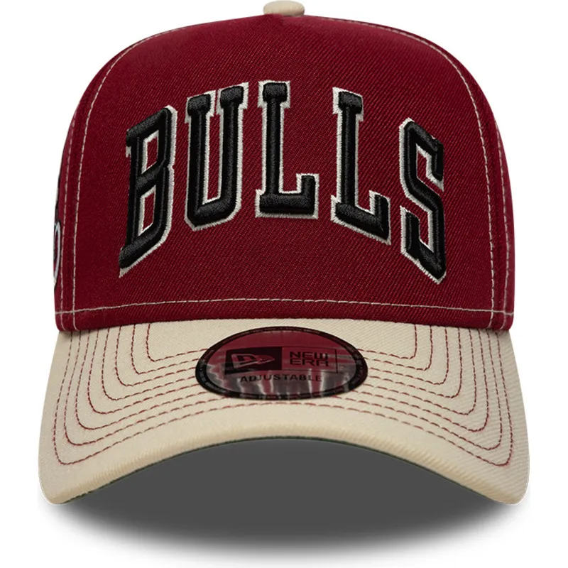 bone-curvo-vermelho-e-bege-snapback-e-frame-city-icon-da-chicago-bulls-nba-da-new-era
