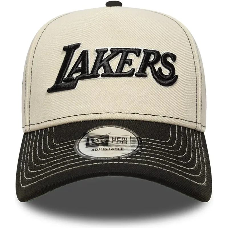 bone-curvo-bege-e-preto-snapback-e-frame-city-icon-da-los-angeles-lakers-nba-da-new-era