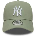 bone-curvo-verde-snapback-e-frame-league-essential-da-new-york-yankees-mlb-da-new-era