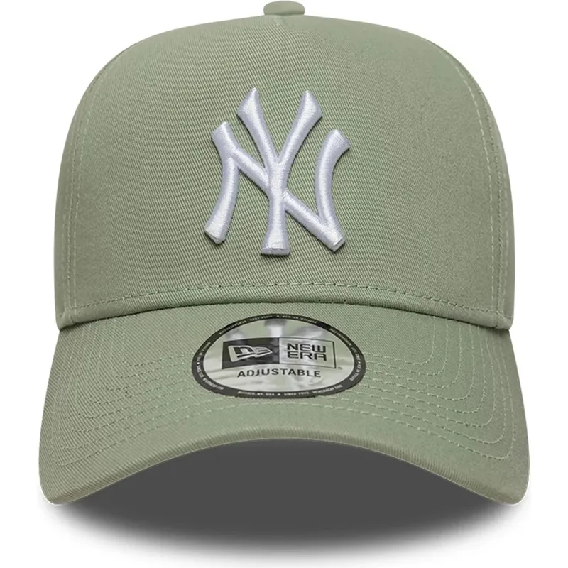 bone-curvo-verde-snapback-e-frame-league-essential-da-new-york-yankees-mlb-da-new-era