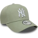 bone-curvo-verde-snapback-e-frame-league-essential-da-new-york-yankees-mlb-da-new-era