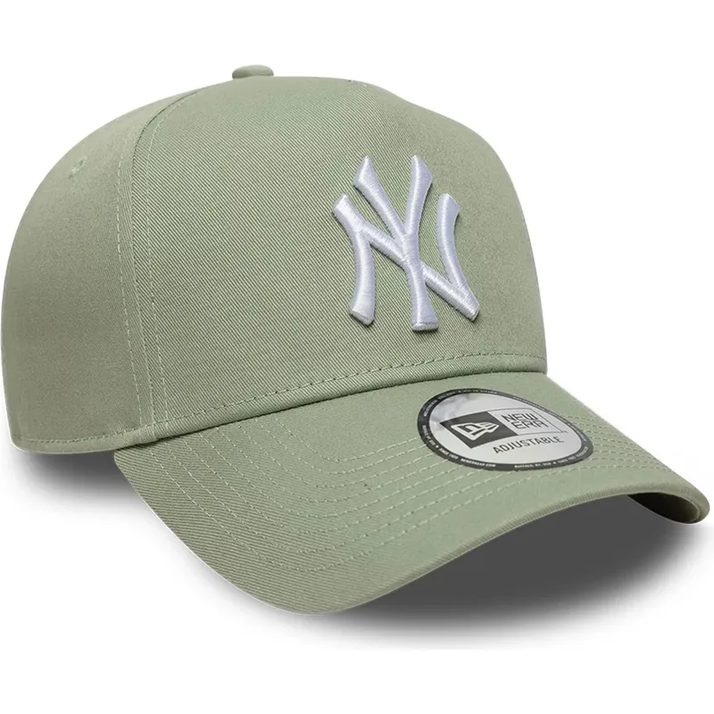 bone-curvo-verde-snapback-e-frame-league-essential-da-new-york-yankees-mlb-da-new-era
