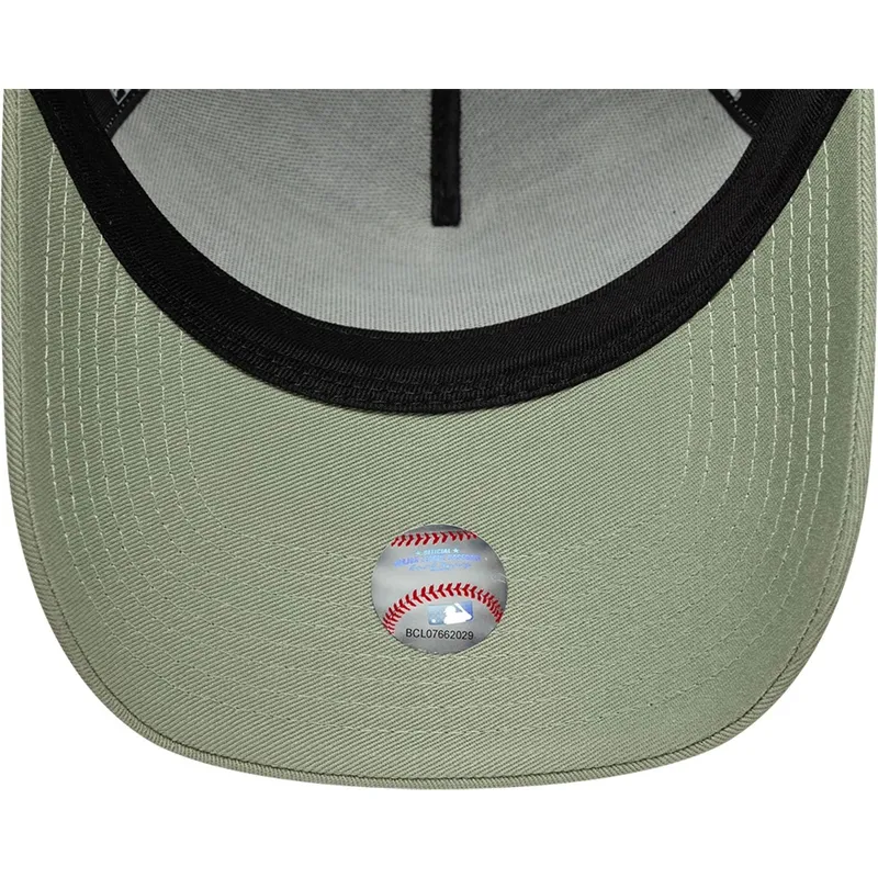 bone-curvo-verde-snapback-e-frame-league-essential-da-new-york-yankees-mlb-da-new-era