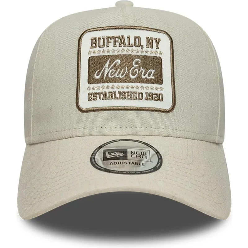 bone-curvo-bege-snapback-e-frame-patch-linen-da-new-era