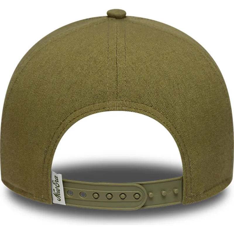 bone-curvo-verde-snapback-e-frame-patch-linen-da-new-era