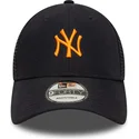 bone-trucker-azul-marinho-ajustavel-com-logo-laranja-9forty-homefield-midi-da-new-york-yankees-mlb-da-new-era