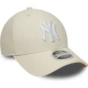 bone-curvo-bege-snapback-9forty-m-crown-linen-da-new-york-yankees-mlb-da-new-era