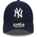 bone-curvo-azul-marinho-snapback-9forty-m-crown-linen-da-new-york-yankees-mlb-da-new-era