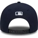 bone-curvo-azul-marinho-snapback-9forty-m-crown-linen-da-new-york-yankees-mlb-da-new-era