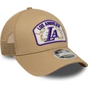 bone-trucker-bege-9forty-m-crown-a-frame-da-los-angeles-lakers-nba-da-new-era