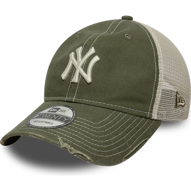 bone-trucker-verde-ajustavel-9twenty-cotton-canv-da-new-york-yankees-mlb-da-new-era