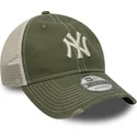 bone-trucker-verde-ajustavel-9twenty-cotton-canv-da-new-york-yankees-mlb-da-new-era