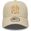 bone-trucker-bege-com-logo-bege-a-frame-outline-da-new-york-yankees-mlb-da-new-era