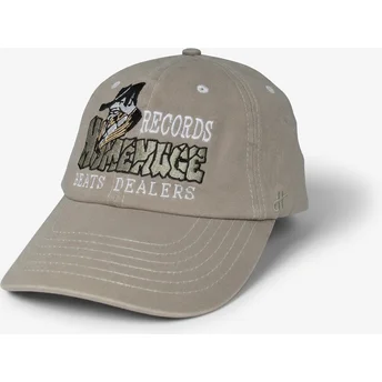 Boné curvo cinza ajustável Records Music Shapes Identity The 90s da Homenage
