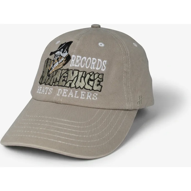 bone-curvo-cinza-ajustavel-records-music-shapes-identity-the-90s-da-homenage