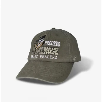 Boné curvo cinza escuro ajustável Records Music Shapes Identity The 90s da Homenage
