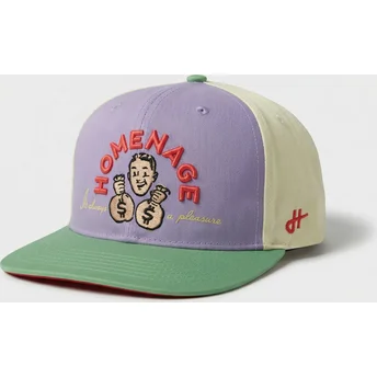Boné curvo multicolor snapback Money Music Shapes Identity The Snap da Homenage