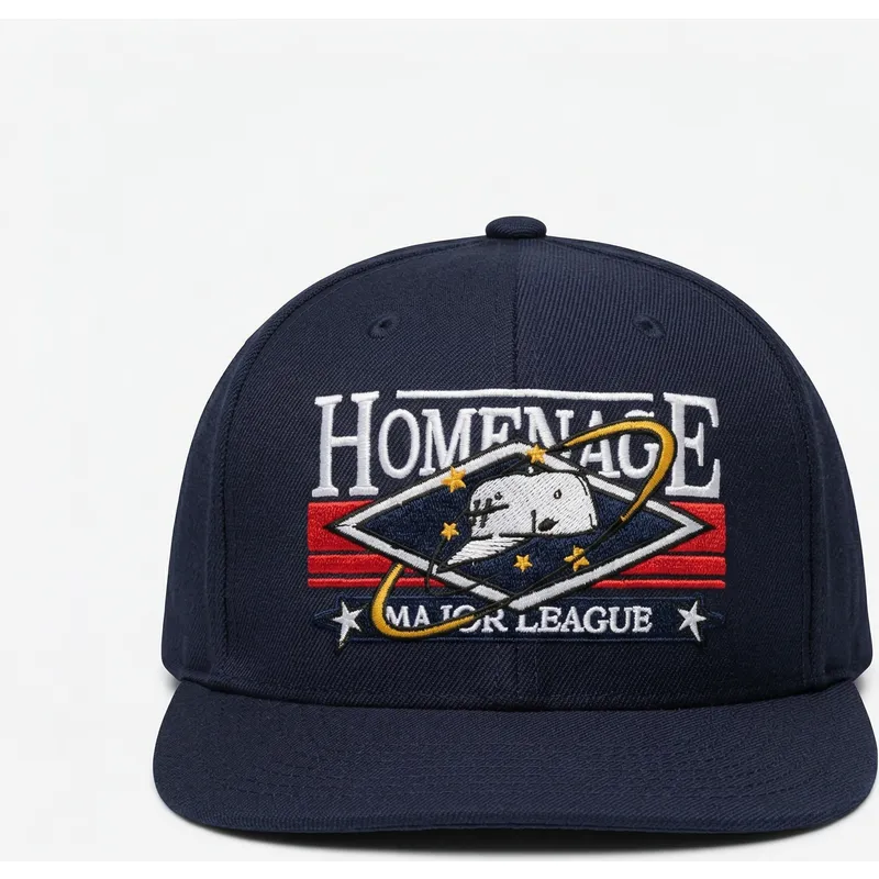 bone-plano-azul-marinho-snapback-game-sport-the-snap-da-homenage