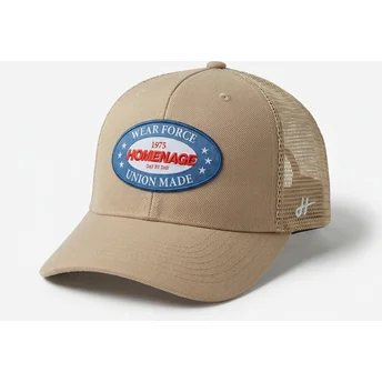 Boné trucker bege Union Workwear The Trucker da Homenage