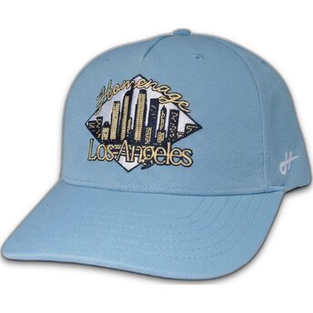 Boné curvo azul snapback LASKY Skylines The Retro da Homenage