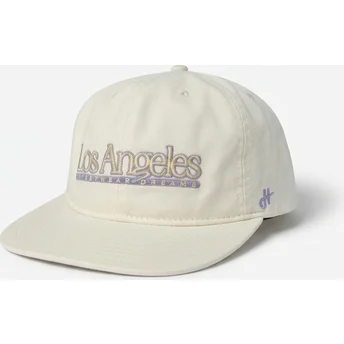 Boné plano creme snapback Angeles Skylines The Snap da Homenage