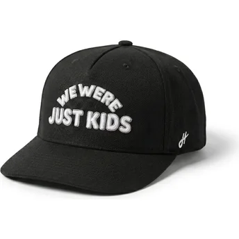Boné curvo preto snapback Just Kids Outline The Retro da Homenage
