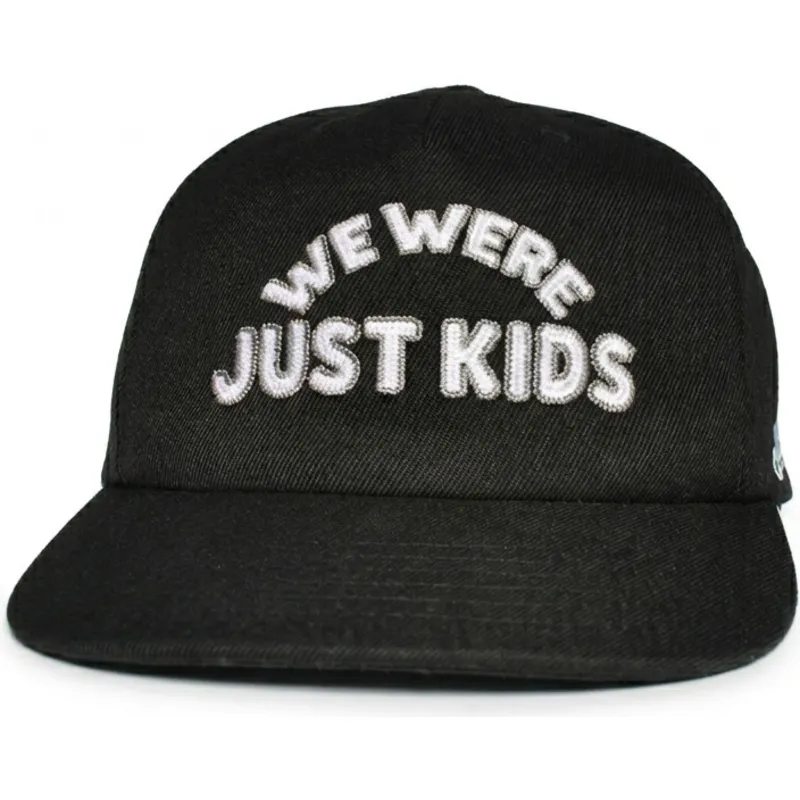 bone-curvo-preto-snapback-just-kids-outline-the-retro-da-homenage