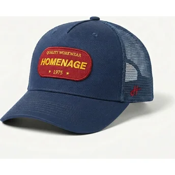 Boné trucker azul marinho Work 1975 Workwear The Trucker da Homenage