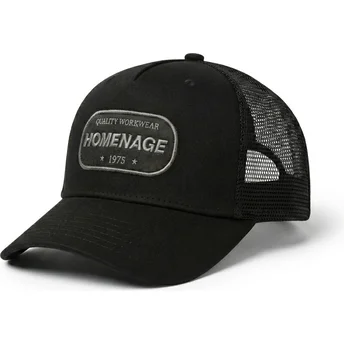 Boné trucker preto Work 1975 Workwear The Trucker da Homenage