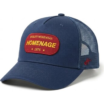 Boné trucker azul marinho Work 1975 Workwear The Trucker da Homenage