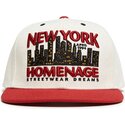 bone-plano-bege-e-vermelho-snapback-nysky-skylines-the-snap-da-homenage