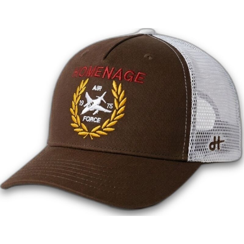 bone-trucker-castanho-escuro-e-branco-jet-military-surplus-the-trucker-da-homenage bone-trucker-castanho-escuro-e-branco-jet-military-surplus-the-trucker-da-homenage