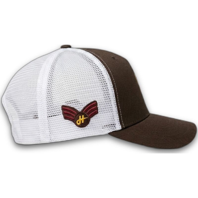bone-trucker-castanho-escuro-e-branco-jet-military-surplus-the-trucker-da-homenage bone-trucker-castanho-escuro-e-branco-jet-military-surplus-the-trucker-da-homenage
