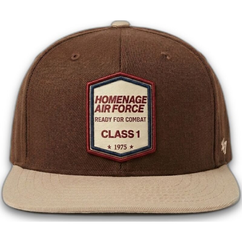 bone-plano-castanho-escuro-snapback-squadron-military-surplus-the-retro-da-homenage