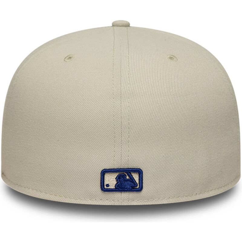 bone-plano-bege-justo-com-logo-azul-marinho-59fifty-city-icon-da-new-york-yankees-da-new-era