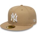 bone-plano-castanho-claro-justo-59fifty-league-essential-da-new-york-yankees-mlb-da-new-era