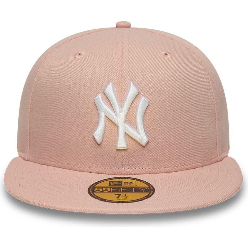 bone-plano-rosa-justo-59fifty-league-essential-da-new-york-yankees-mlb-da-new-era