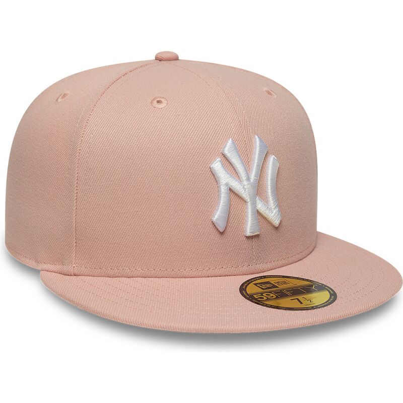 bone-plano-rosa-justo-59fifty-league-essential-da-new-york-yankees-mlb-da-new-era