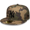 bone-plano-camuflagem-justo-com-logo-preto-59fifty-camo-da-new-york-yankees-mlb-da-new-era