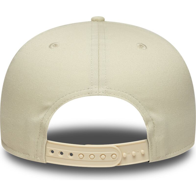 bone-plano-bege-snapback-com-logo-rosa-9fifty-original-fit-world-series-patch-da-los-angeles-dodgers-mlb-da-new-era