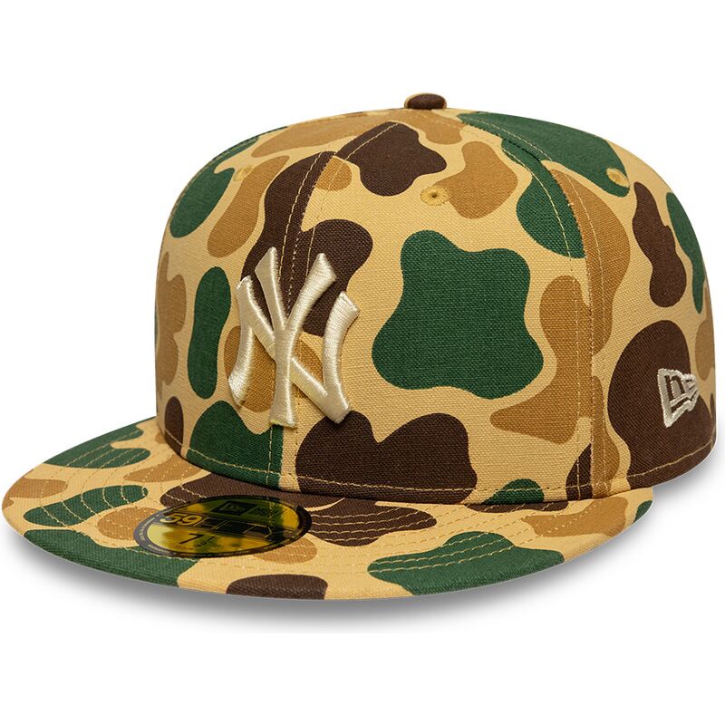 bone-plano-camuflagem-justo-com-logo-bege-59fifty-camo-da-new-york-yankees-mlb-da-new-era
