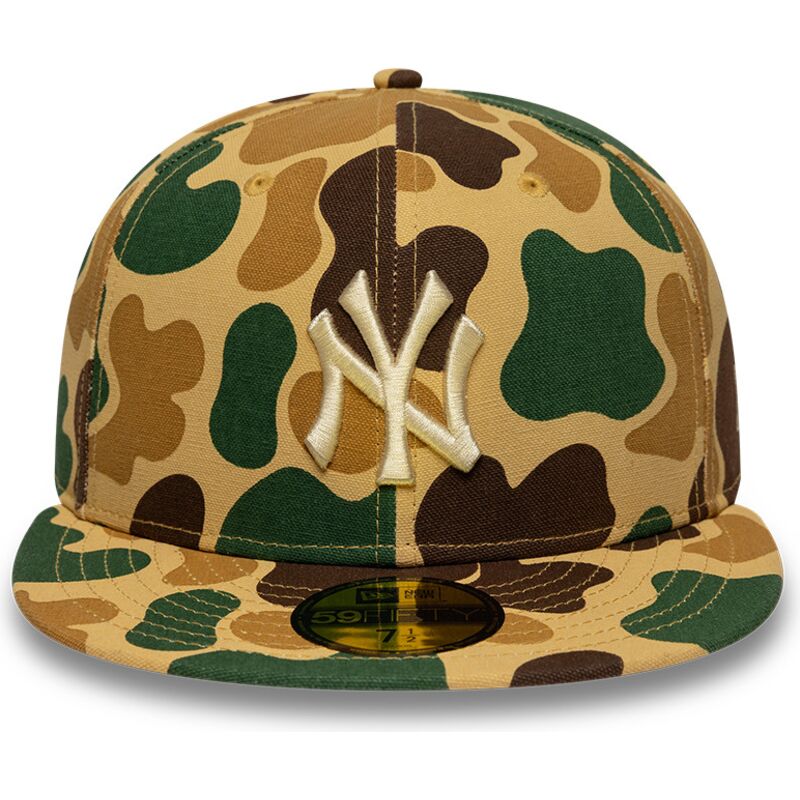 bone-plano-camuflagem-justo-com-logo-bege-59fifty-camo-da-new-york-yankees-mlb-da-new-era