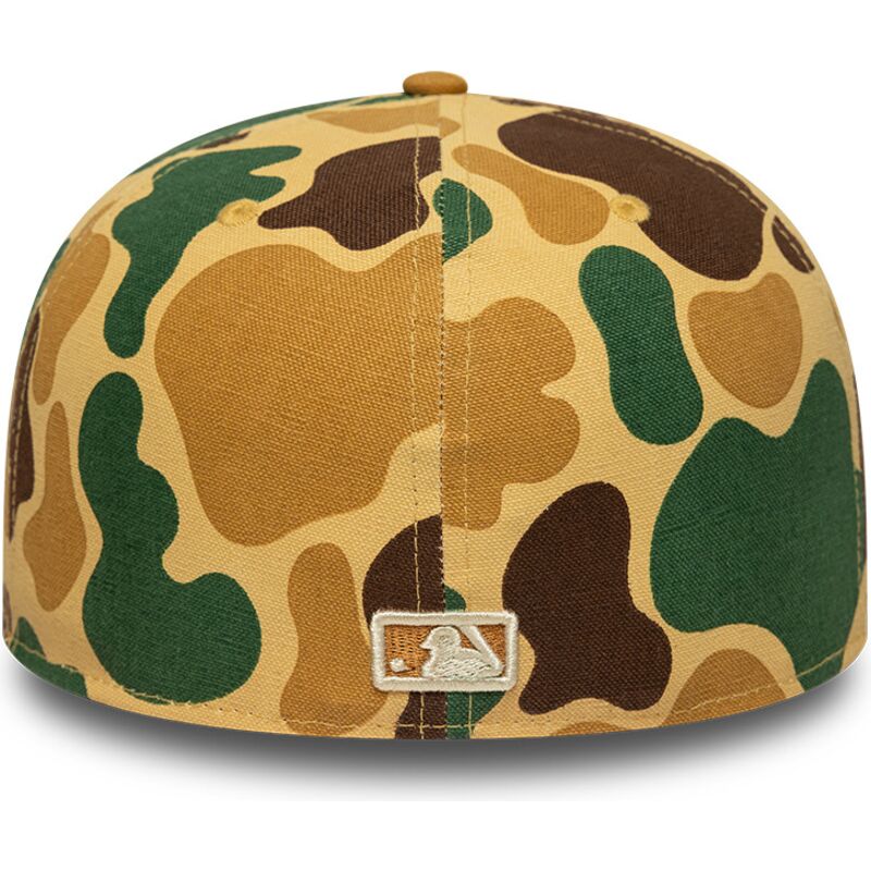 bone-plano-camuflagem-justo-com-logo-bege-59fifty-camo-da-new-york-yankees-mlb-da-new-era