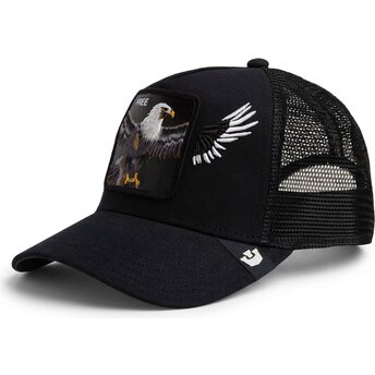 Boné trucker preto águia Wings Free The Farm da Goorin Bros.