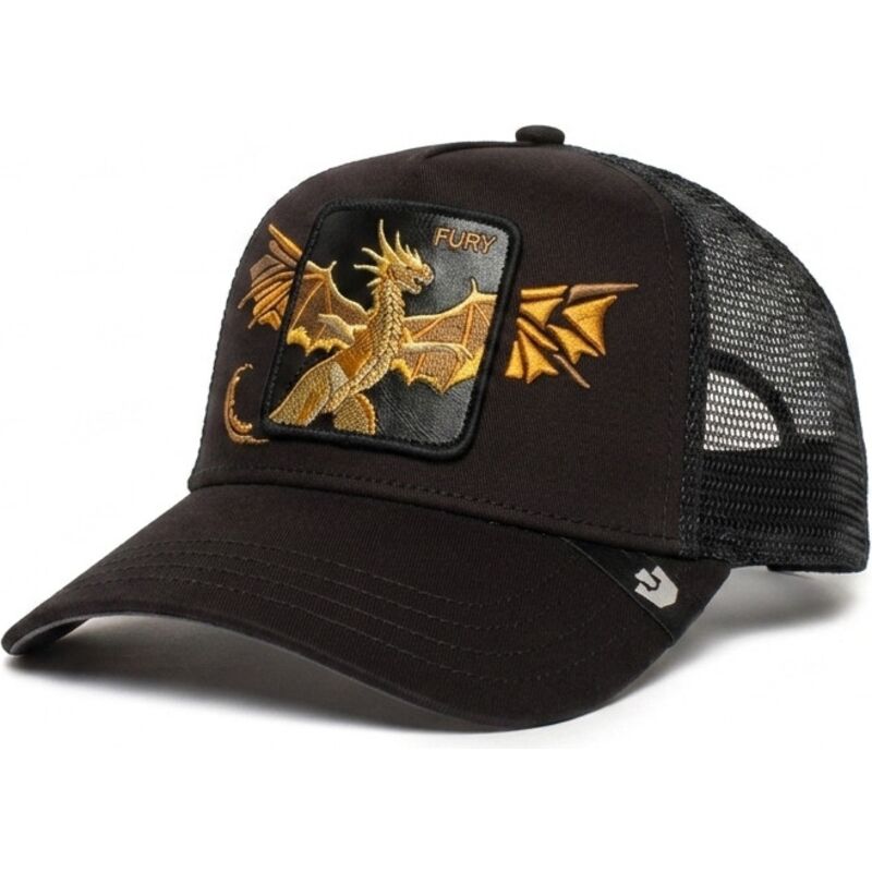 bone-trucker-preto-dragao-wings-fury-the-farm-da-goorin-bros