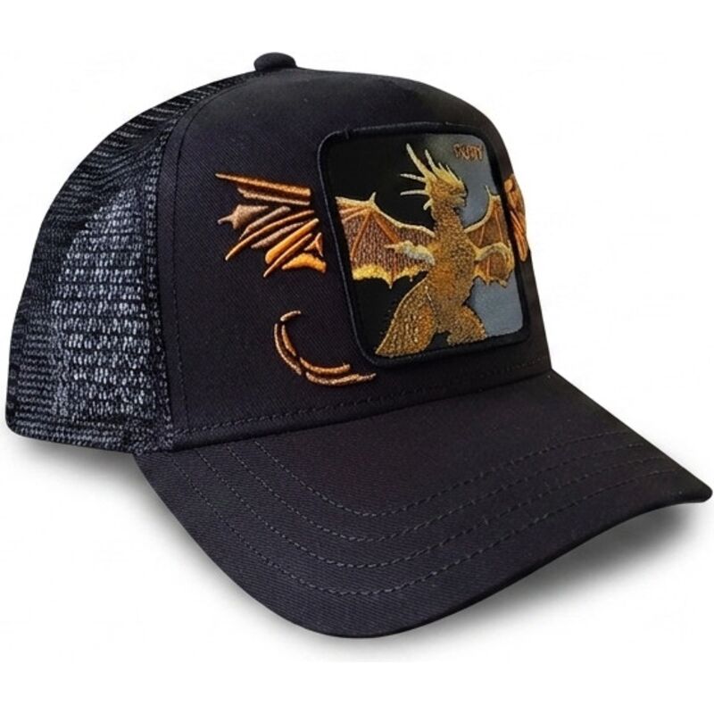 bone-trucker-preto-dragao-wings-fury-the-farm-da-goorin-bros