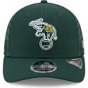 bone-trucker-verde-9seventy-stretch-snap-evergreen-da-oakland-athletics-mlb-da-new-era