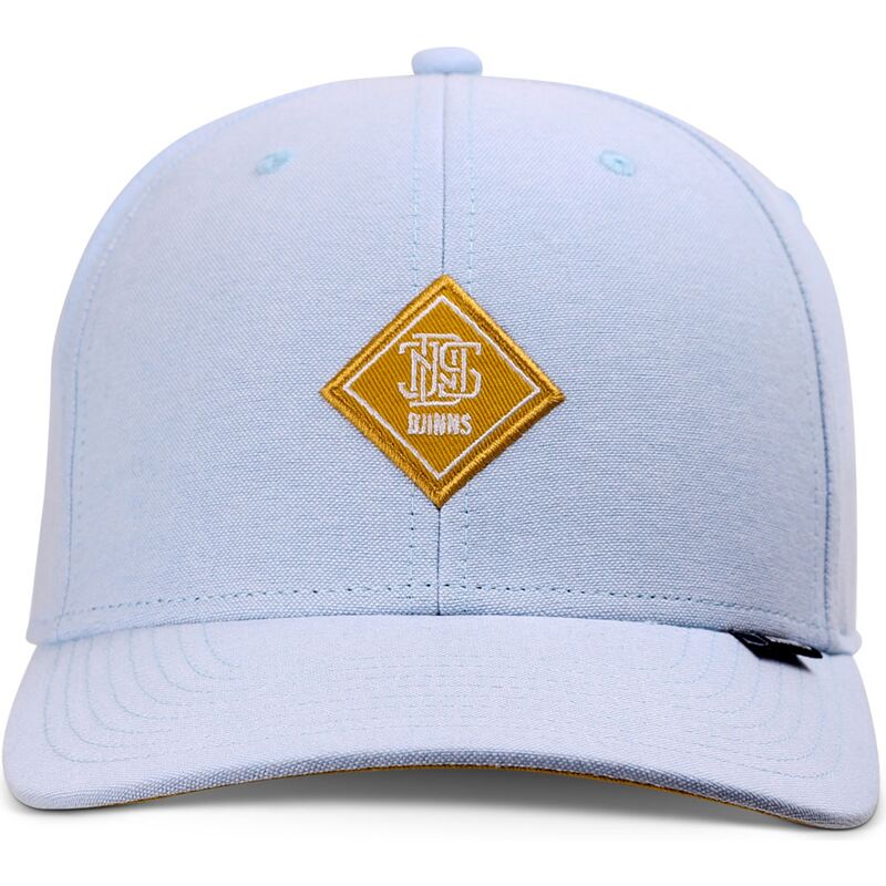 bone-curvo-azul-ajustavel-com-logo-amarelo-truefit-oxfordcontra-da-djinns