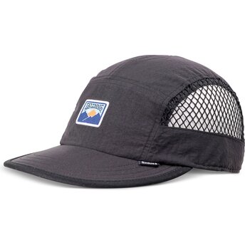 Boné trucker plano preto ajustável Soft BigNet Mountain da Djinns