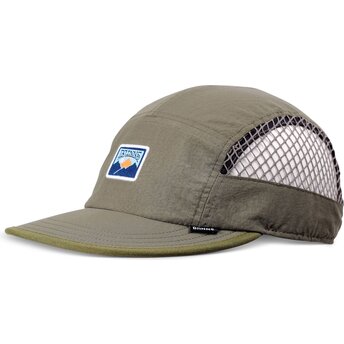 Boné trucker plano verde ajustável Soft BigNet Mountain da Djinns